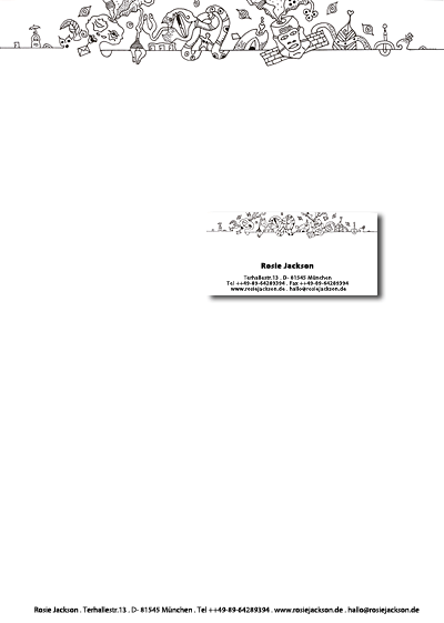 Illustration - Letterhead Stationery 1