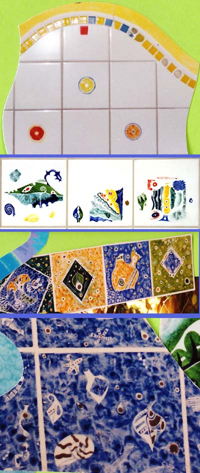 Material, Farben, Maltechnik, Wandgestaltung Beispiele 3